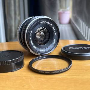 Canon FL 28mm f/3.5 廣角手動鏡頭