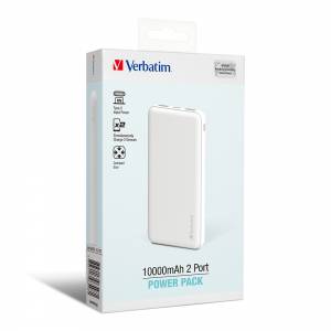 Verbatim 10000mah 2 port power bank 尿袋 充電寶 充電池