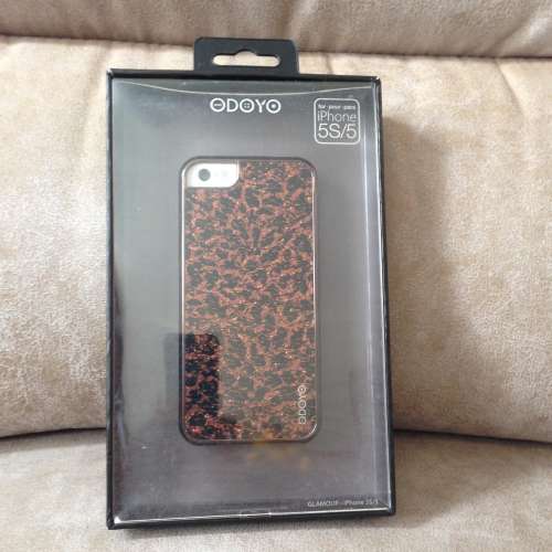 ODOYO GLAMOUR Leopard for iPhone SE(1st)/5S/5 NEW 全新 蘋果手機殼保護套