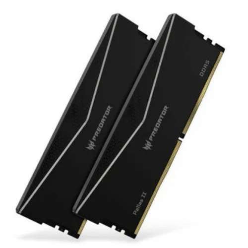 Acer Predator Pallas II 64GB 黑色套裝 (2x32GB) D5-6000C30 (RM-AP5D64B)