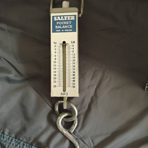 英國製造的復古Salter 口袋秤