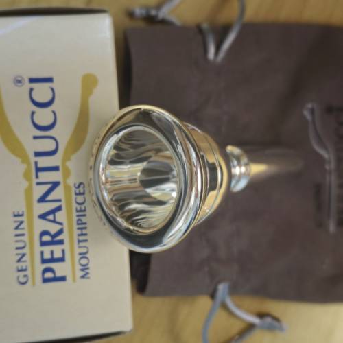 全新 Perantucci PT-6C Large shank 上低音號嘴/吹嘴/mouth piece（euphonium）吹嘴...