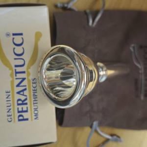 全新 Perantucci PT-6C Large shank 上低音號吹嘴 未用 原裝