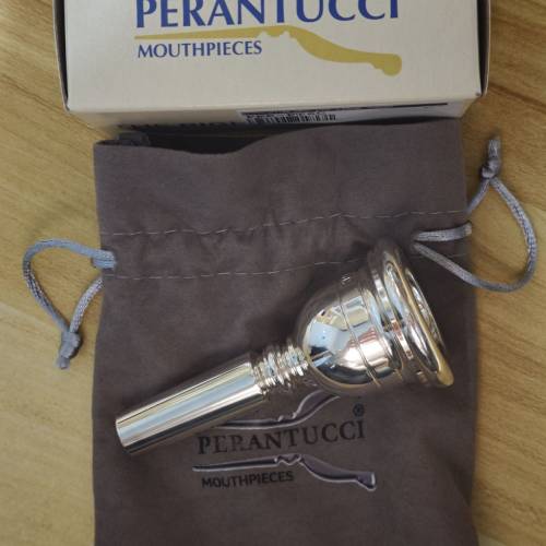 全新 Perantucci PT-6C Large shank 上低音號嘴/吹嘴/mouth piece（euphonium）吹嘴...