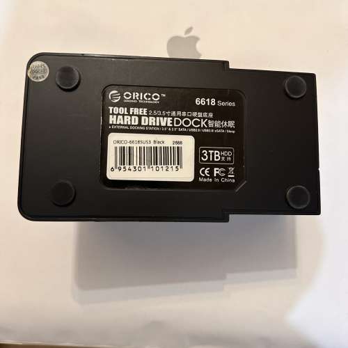 Orico 2.5/3.5 HDD/SSD外置硬碟插座6618SUS3 九成新