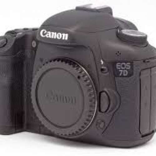 收購一台canon 7d  相機, 9成新以上 $700