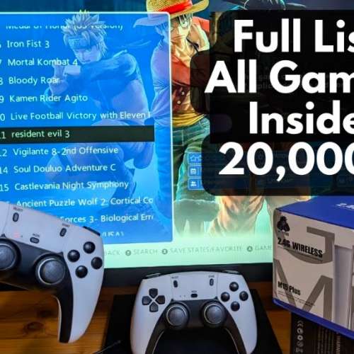 4K HDMI Retro Game Stick Pro (Advanced Ver.), Plug & Play Video Game Console