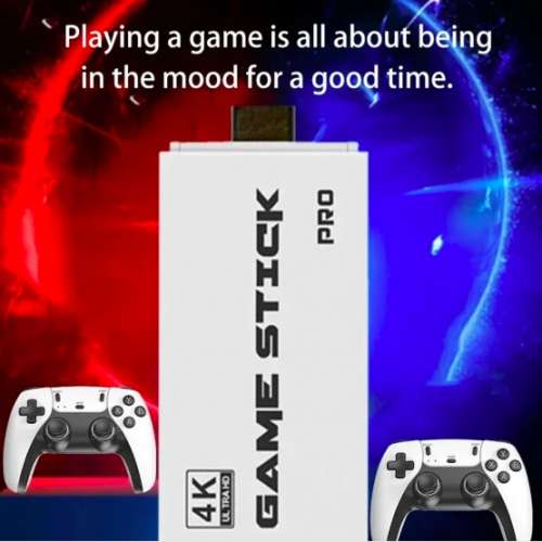 4K HDMI Retro Game Stick Pro (Advanced Ver.), Plug & Play Video Game Console