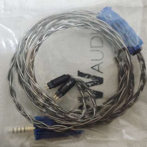 Pw audio silver ltd鈍銀線 2pin 4.4