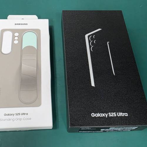 全新未開 Samsung Galaxy S25 Ultra 手機 512GB 白色 及原廠保護殼