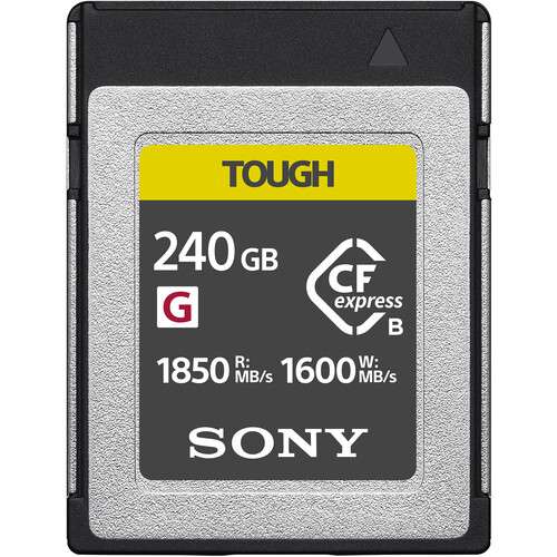Sony TOUGH 240GB CFexpress Type B Memory Card 記憶卡