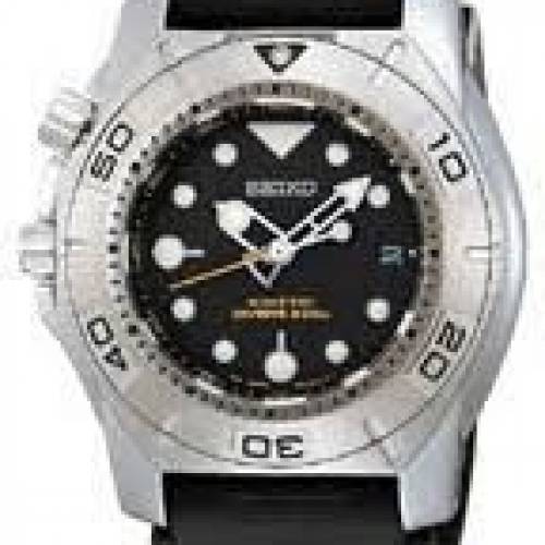 Vintage Seiko 5M62-0AY0 Kinetic Big Boss Lefty Crown 200m Diver Watch