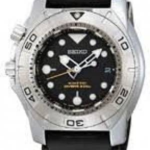Vintage Seiko 5M62-0AY0 Kinetic Big Boss Lefty Crown 200m Diver Watch