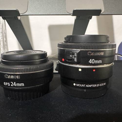 Canon Lens (24mm EF-S f/2.8 STM, 40mm EF f/2.8 STM)