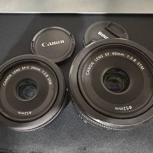 Canon Lens (24mm EF-S f/2.8 STM, 40mm EF f/2.8 STM)