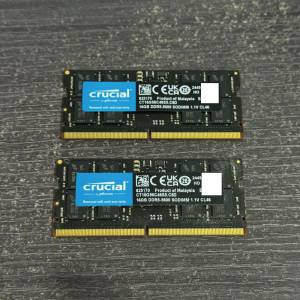 crucial SODIMM DDR5 16GB X 2