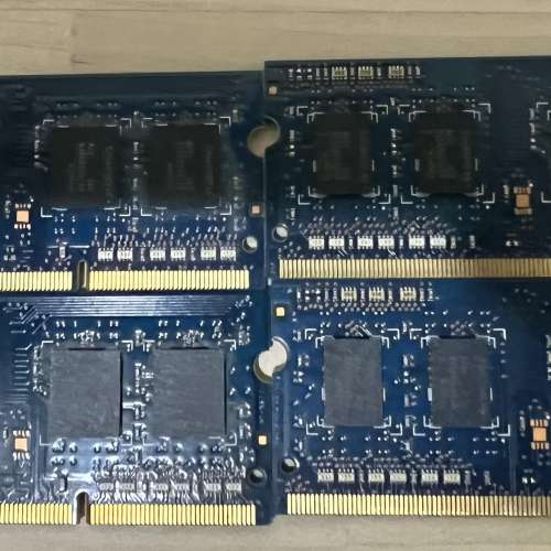 Apple 舊款 MacBook 合用 DDR3 notebook 6 GB  Ram (2 X 2GB) + (2 X 1GB)  清屋出...