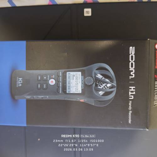 ZOOM H1n專業立體聲錄音機