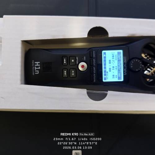 ZOOM H1n專業立體聲錄音機