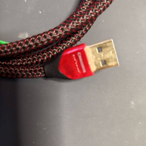 AudioQuest Cinnamon USB 鍍銀USB A to B傳輸線 1.5M 2 條