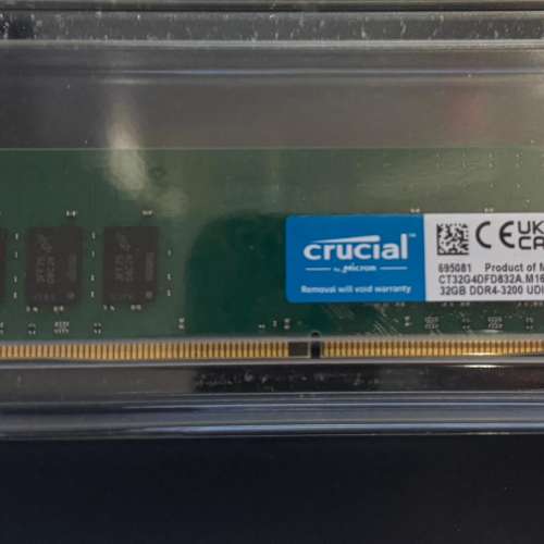 鎂光Crucial 32gb ram ddr4 3200