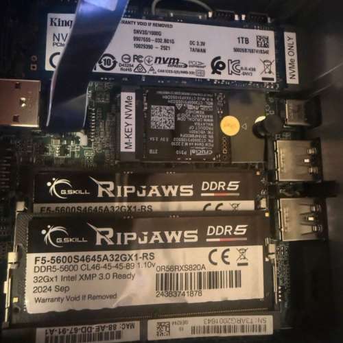 ASUS NUC 14 Pro Tall Ultra 5 ( Intel Core Ultra 5 125H 64GB RAM , Total 4TB HD