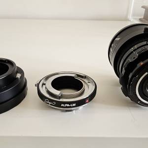 ALPA 50mm f1.9 可用在Hasselblad 另加接環也可用在leica sony nikon