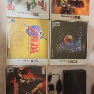 美版 Nintendo 3DS 遊戲機連 5隻遊戲 [只玩正版無改機]