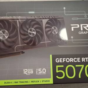 全新未開封ASUS SFF-Ready Prime RTX 5070 12GB GDDR7 Graphics Card 顯示卡