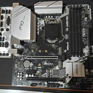 B460M Pro4 Micro-ATX (正版Window11Home) Socket 1200 支援 第10代 ***注意描述***
