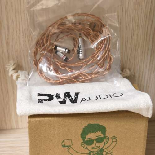 PW Audio Ground Resonance 3.5mm (Type 01) 加全新No.5 4絞 2.5mm 2 pin