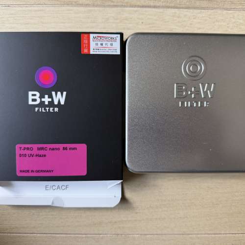 B+W T-Pro 86mm UV 行貨全新