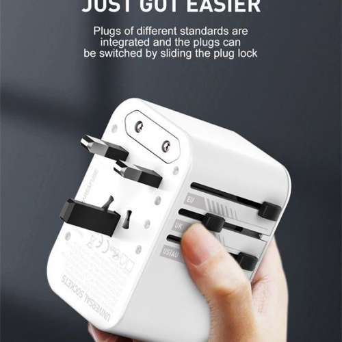 LDNIO 65W GaN 2 PD + 1 QC 3.0 Z6 全球旅行轉換插