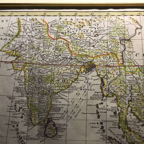 東印度群島 復古地圖 牆壁掛畫 蝸居餐廳小店至愛