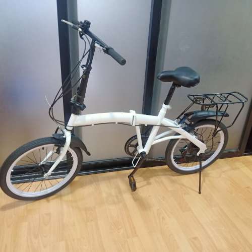 全新(9月送>>後紅閃燈) 20寸折叠/6速單車 +貨架 $560 九龍灣交收