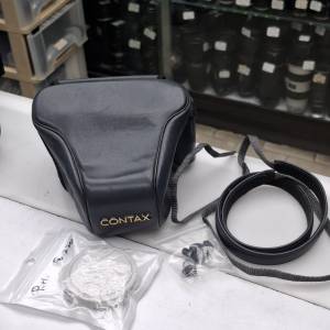CONTAX G皮套 + 相機带 + LENS HOOD + HOOD CAP