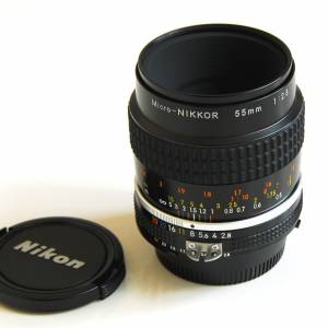 Nikon 55mm F2.8 MACRO-Nikkor AI-S 微距鏡 95% new