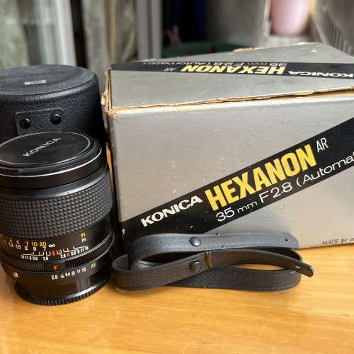Konica AR 35mm f/2.8 綠AE f16版本
