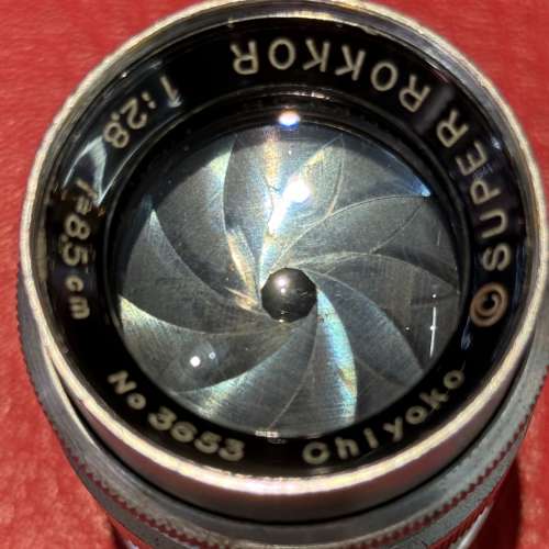 Chiyoko Super Rokkor 85mm f2.8 ltm lens
