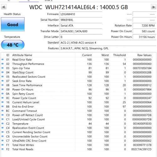 Western Digital Ultrastar 14TB 硬碟 HC530