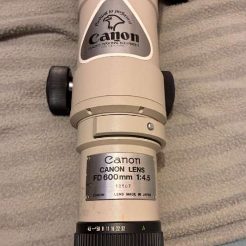 Canon 600 mm F4.5 manual focus