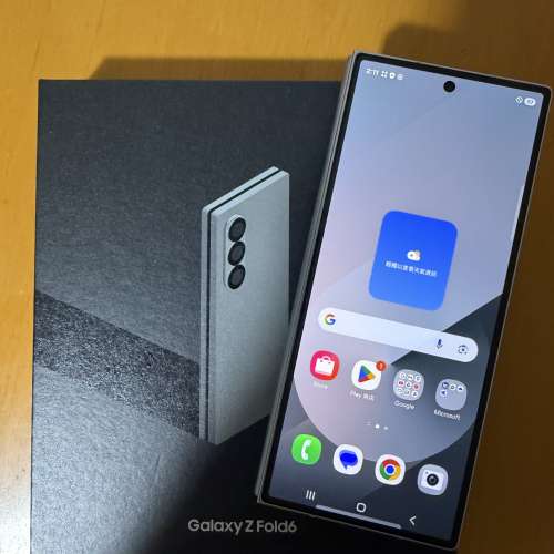 全網最平🔥Samsung galaxy fold 6 12+256美版單卡+esim銀色