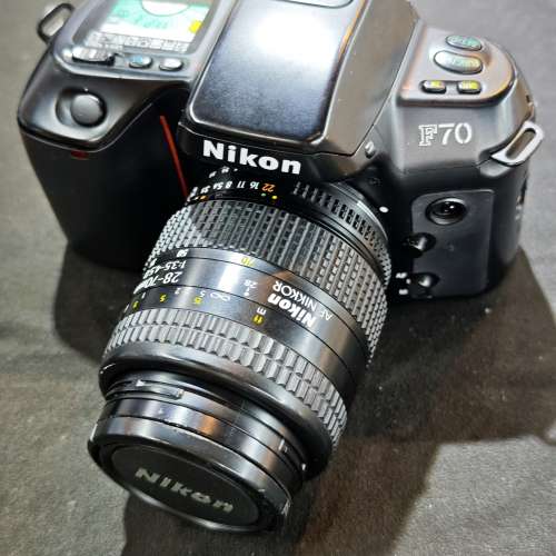 Nikon F70 尼康 + 28-70 AF D 膠片 菲林機 film camera 28mm 70mm 28 70 送電試機 ...