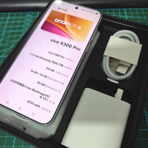 Vivo x300 pro 16+512gb 白色 國行 全套99%新
