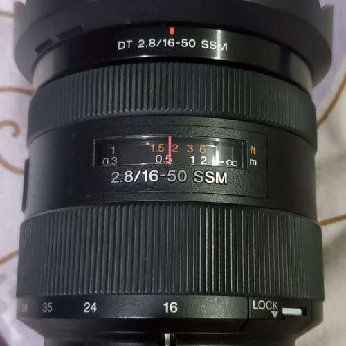 Sony DT 16-50mm F2.8 SSM lens + LA-EA1 Mount Adapter for A6X00 series