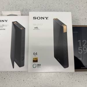 行貨 Sony NW-ZX707 有單, 保到3月20, 跟原裝皮套同dignis套