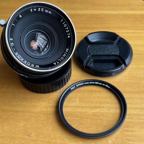 Minolta AUTO W.ROKKOR-HG 35mm f/2.8