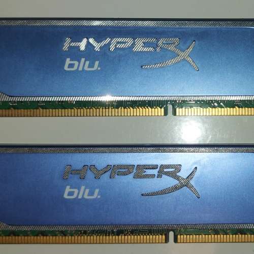 One pair of Corsair HyperX blu DDR3 1600MHz 8GB RAM 一對 8GB 共:16GB
