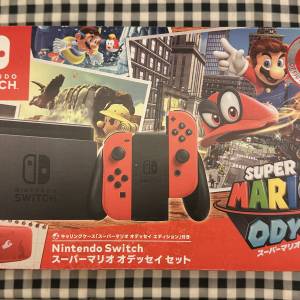 Switch 1任天堂遊戲機套裝 瑪利奧特別版本 行貨 95%新 非常少用和新淨 只有輕微使用...
