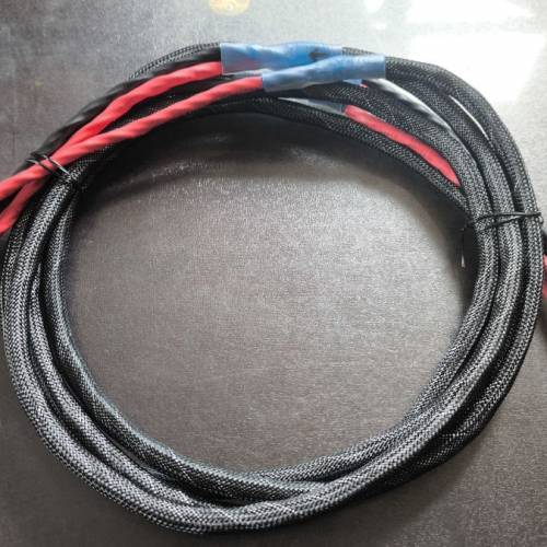 全新自家制DIY西電喇叭線 香蕉插/Y插 2.3m